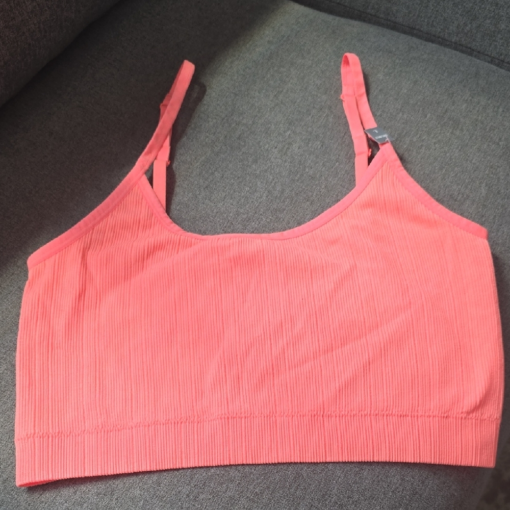 PINK Victoria's Secret Orange Bralette Large